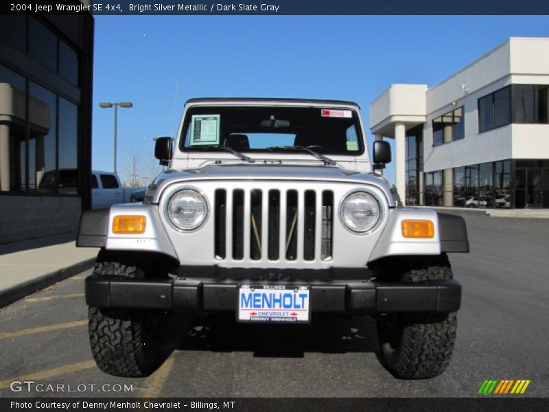 Bright Silver Metallic / Dark Slate Gray 2004 Jeep Wrangler SE 4x4