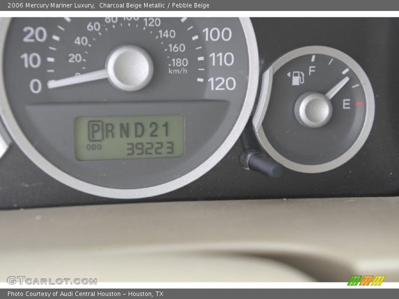 Charcoal Beige Metallic / Pebble Beige 2006 Mercury Mariner Luxury