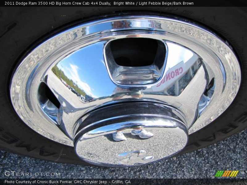 Bright White / Light Pebble Beige/Bark Brown 2011 Dodge Ram 3500 HD Big Horn Crew Cab 4x4 Dually