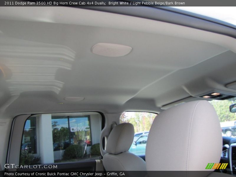 Bright White / Light Pebble Beige/Bark Brown 2011 Dodge Ram 3500 HD Big Horn Crew Cab 4x4 Dually