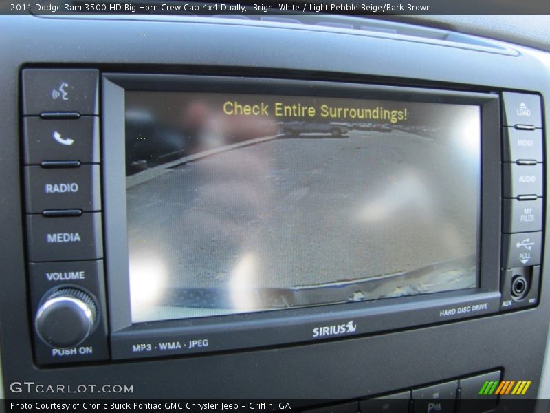 Bright White / Light Pebble Beige/Bark Brown 2011 Dodge Ram 3500 HD Big Horn Crew Cab 4x4 Dually