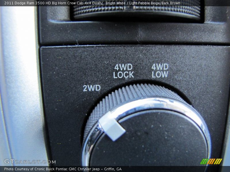 Bright White / Light Pebble Beige/Bark Brown 2011 Dodge Ram 3500 HD Big Horn Crew Cab 4x4 Dually
