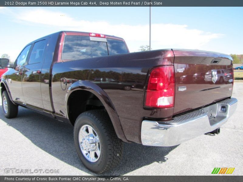 Deep Molten Red Pearl / Dark Slate 2012 Dodge Ram 2500 HD Laramie Mega Cab 4x4