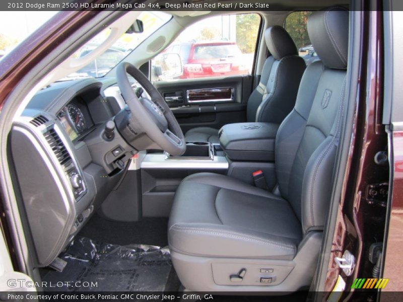  2012 Ram 2500 HD Laramie Mega Cab 4x4 Dark Slate Interior