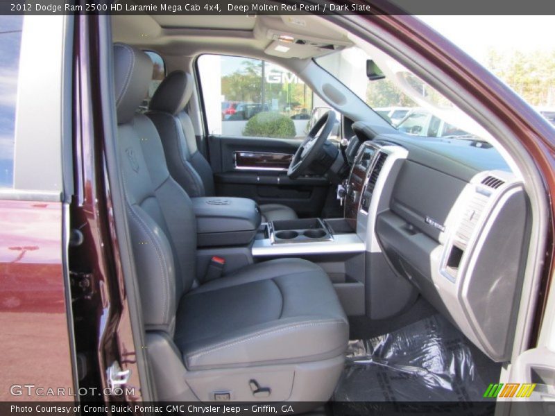  2012 Ram 2500 HD Laramie Mega Cab 4x4 Dark Slate Interior
