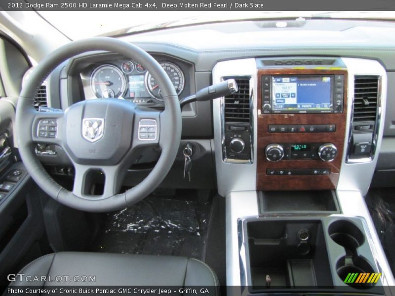 Dashboard of 2012 Ram 2500 HD Laramie Mega Cab 4x4