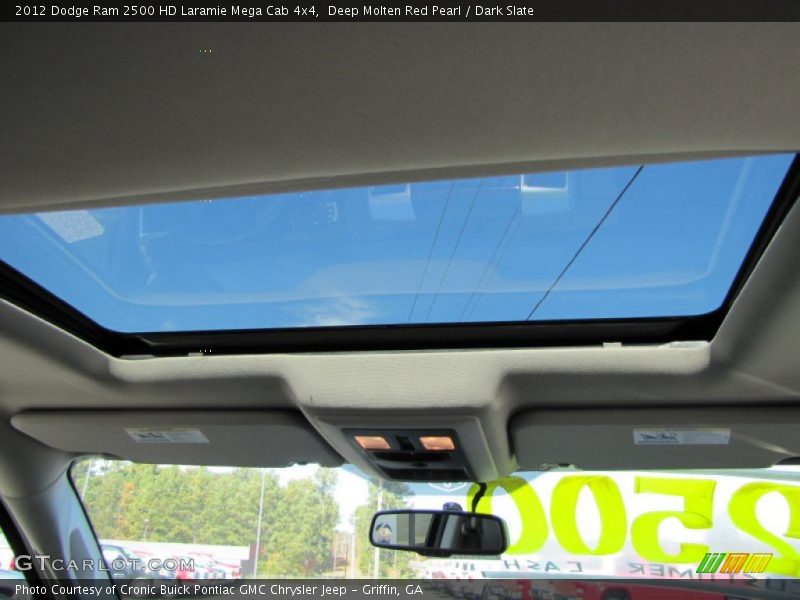 Deep Molten Red Pearl / Dark Slate 2012 Dodge Ram 2500 HD Laramie Mega Cab 4x4