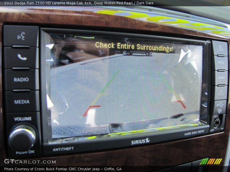 Deep Molten Red Pearl / Dark Slate 2012 Dodge Ram 2500 HD Laramie Mega Cab 4x4