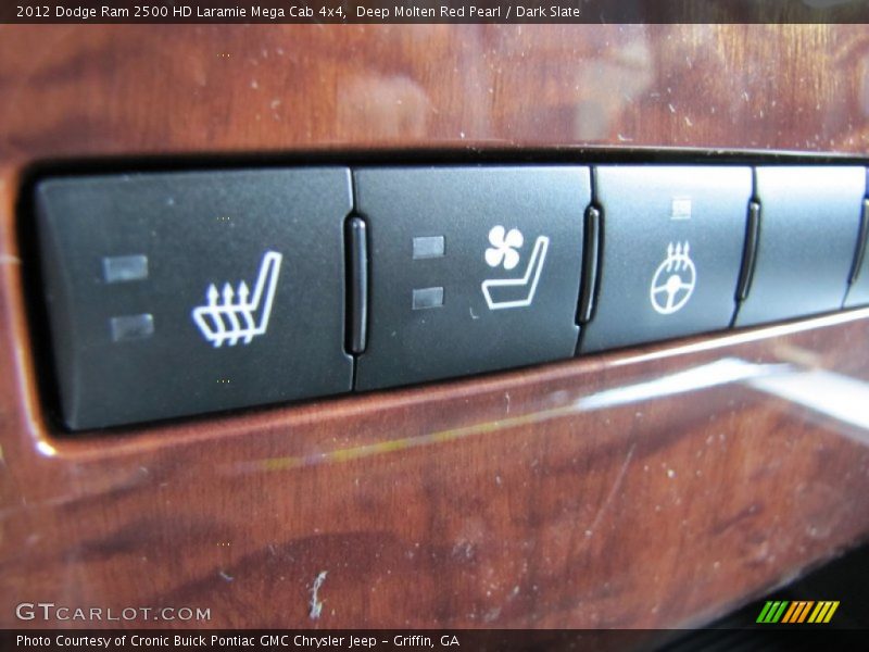Controls of 2012 Ram 2500 HD Laramie Mega Cab 4x4