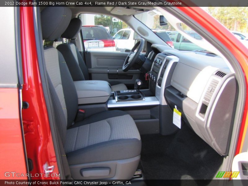 Flame Red / Dark Slate Gray/Medium Graystone 2012 Dodge Ram 1500 Big Horn Crew Cab 4x4