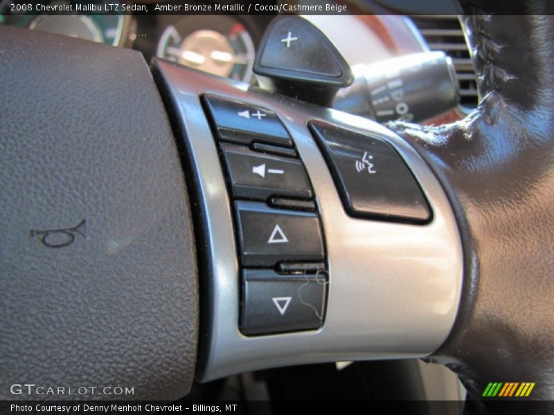 Amber Bronze Metallic / Cocoa/Cashmere Beige 2008 Chevrolet Malibu LTZ Sedan