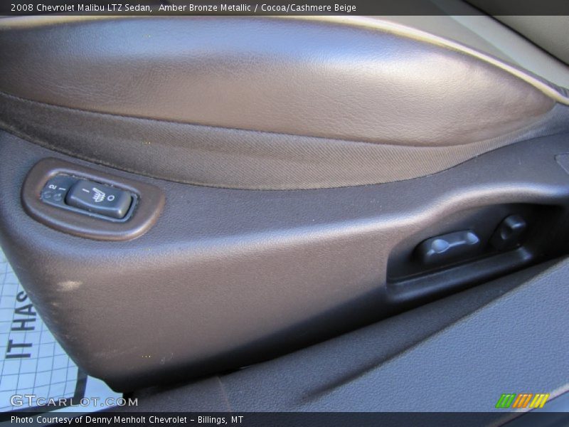 Amber Bronze Metallic / Cocoa/Cashmere Beige 2008 Chevrolet Malibu LTZ Sedan