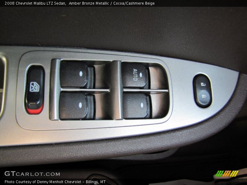 Amber Bronze Metallic / Cocoa/Cashmere Beige 2008 Chevrolet Malibu LTZ Sedan