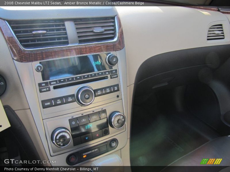 Amber Bronze Metallic / Cocoa/Cashmere Beige 2008 Chevrolet Malibu LTZ Sedan
