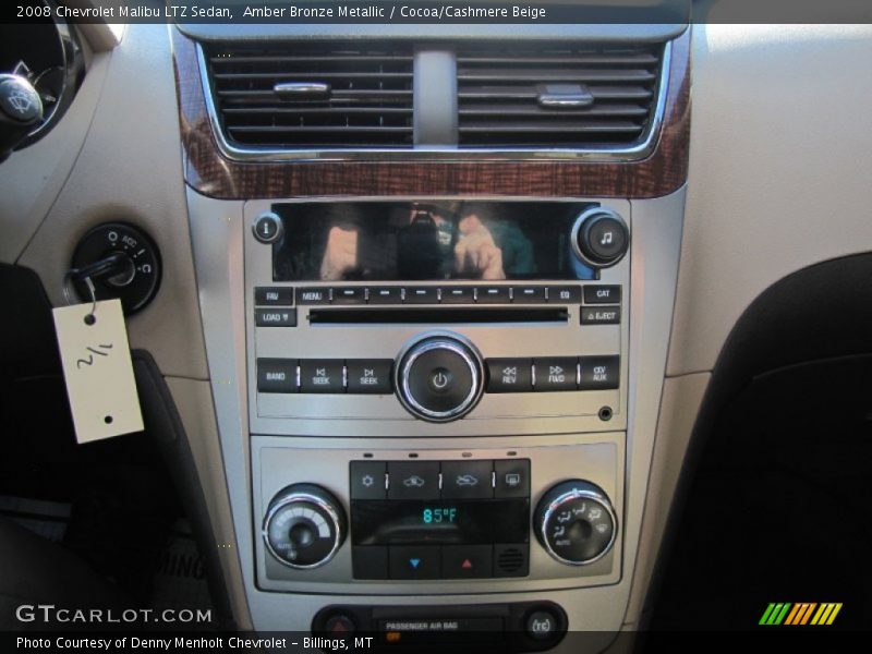 Amber Bronze Metallic / Cocoa/Cashmere Beige 2008 Chevrolet Malibu LTZ Sedan