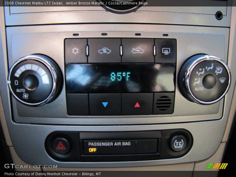 Amber Bronze Metallic / Cocoa/Cashmere Beige 2008 Chevrolet Malibu LTZ Sedan
