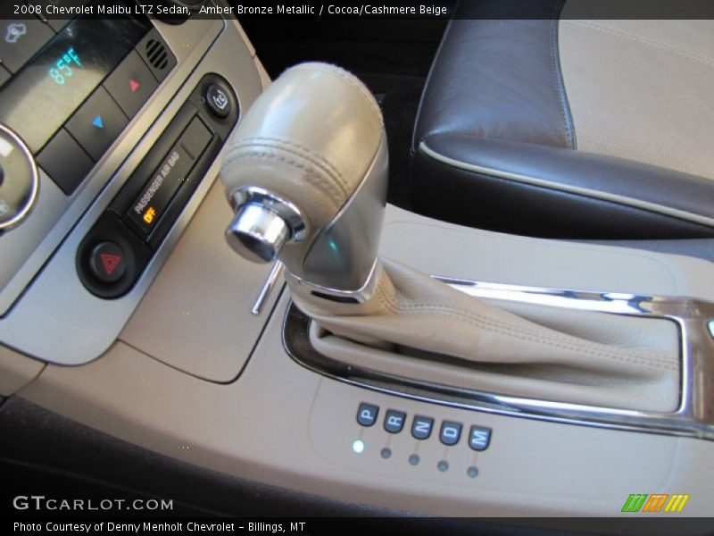 Amber Bronze Metallic / Cocoa/Cashmere Beige 2008 Chevrolet Malibu LTZ Sedan