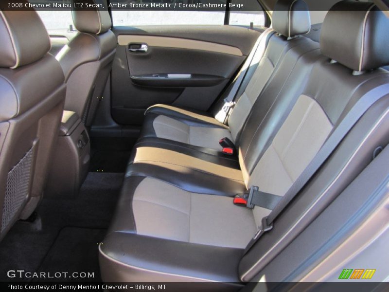 Amber Bronze Metallic / Cocoa/Cashmere Beige 2008 Chevrolet Malibu LTZ Sedan