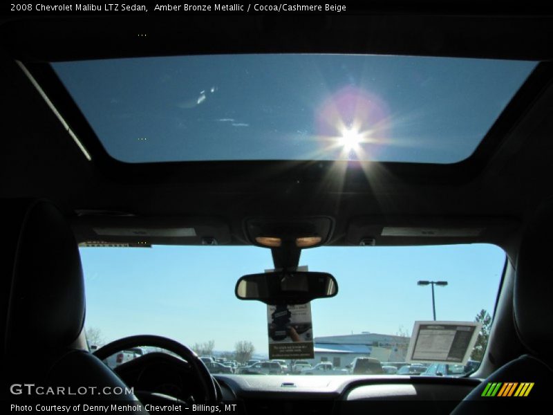 Amber Bronze Metallic / Cocoa/Cashmere Beige 2008 Chevrolet Malibu LTZ Sedan