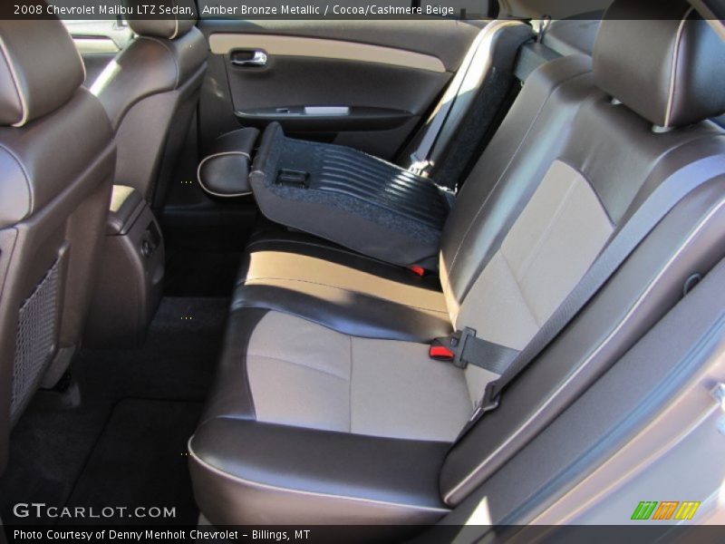 Amber Bronze Metallic / Cocoa/Cashmere Beige 2008 Chevrolet Malibu LTZ Sedan