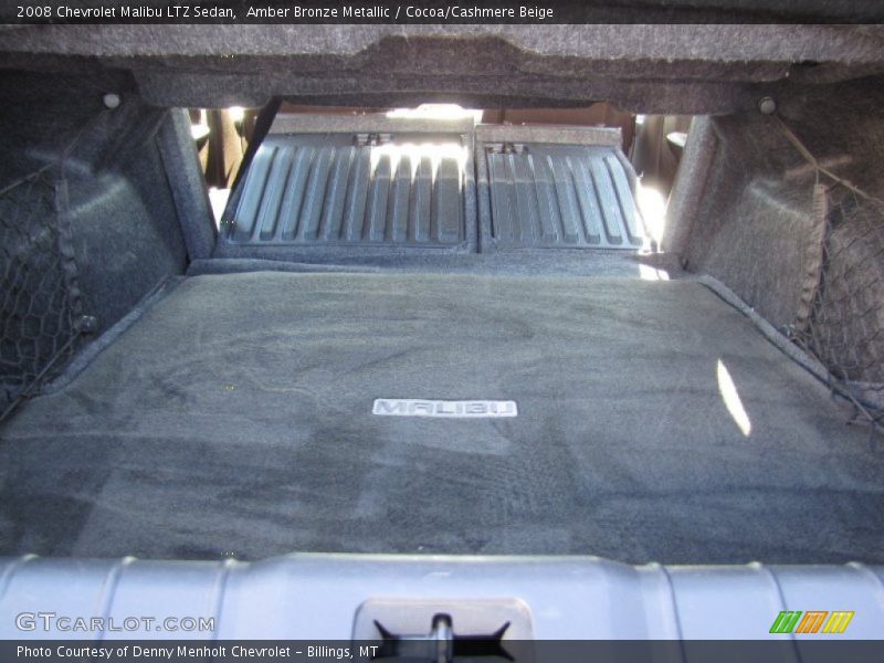 Amber Bronze Metallic / Cocoa/Cashmere Beige 2008 Chevrolet Malibu LTZ Sedan