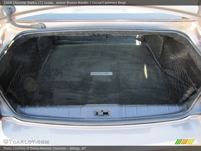 Amber Bronze Metallic / Cocoa/Cashmere Beige 2008 Chevrolet Malibu LTZ Sedan