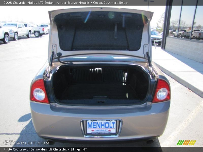 Amber Bronze Metallic / Cocoa/Cashmere Beige 2008 Chevrolet Malibu LTZ Sedan