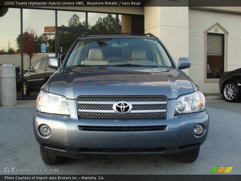 Bluestone Metallic / Ivory Beige 2006 Toyota Highlander Hybrid Limited 4WD