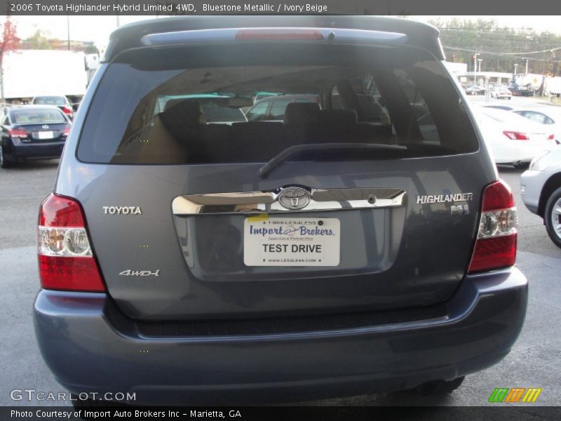 Bluestone Metallic / Ivory Beige 2006 Toyota Highlander Hybrid Limited 4WD