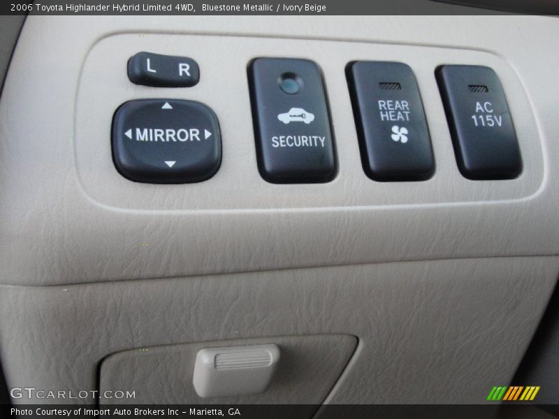 Bluestone Metallic / Ivory Beige 2006 Toyota Highlander Hybrid Limited 4WD