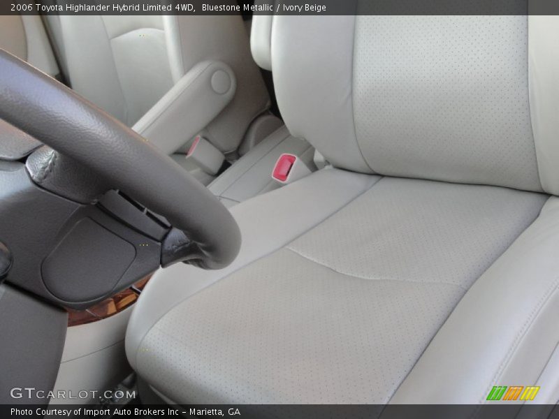 Bluestone Metallic / Ivory Beige 2006 Toyota Highlander Hybrid Limited 4WD