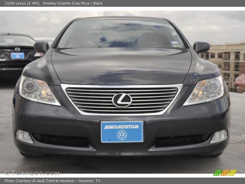 Smokey Granite Gray Mica / Black 2008 Lexus LS 460