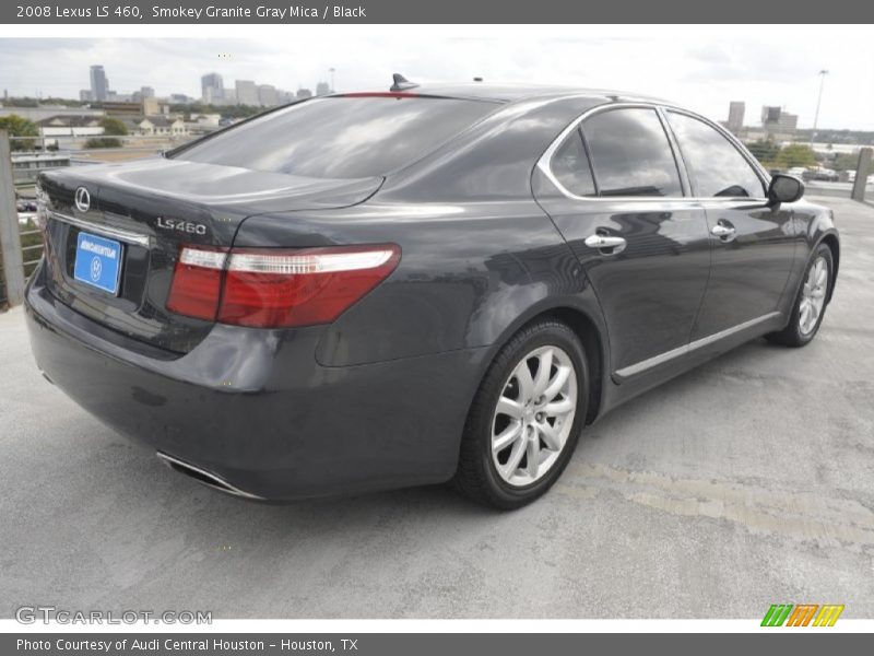 Smokey Granite Gray Mica / Black 2008 Lexus LS 460