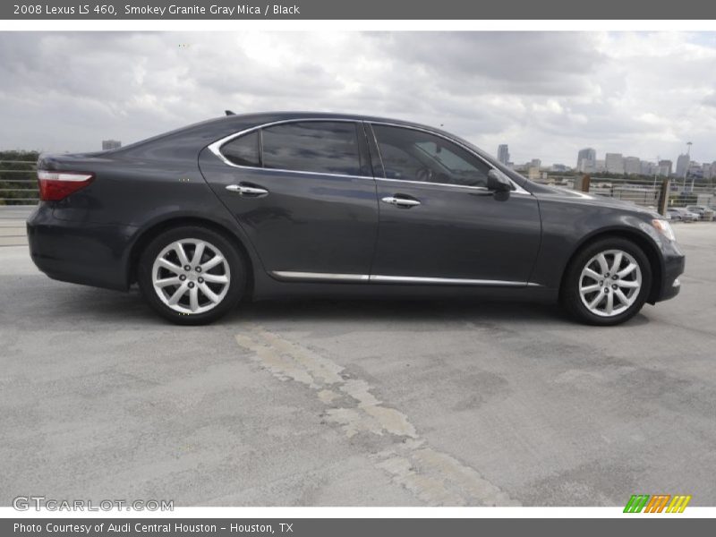 Smokey Granite Gray Mica / Black 2008 Lexus LS 460