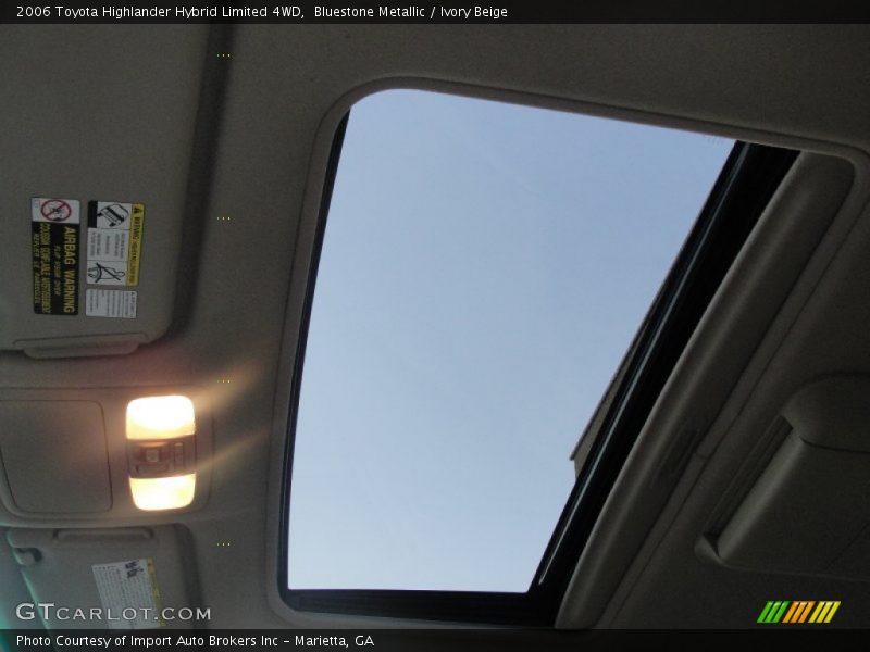 Bluestone Metallic / Ivory Beige 2006 Toyota Highlander Hybrid Limited 4WD