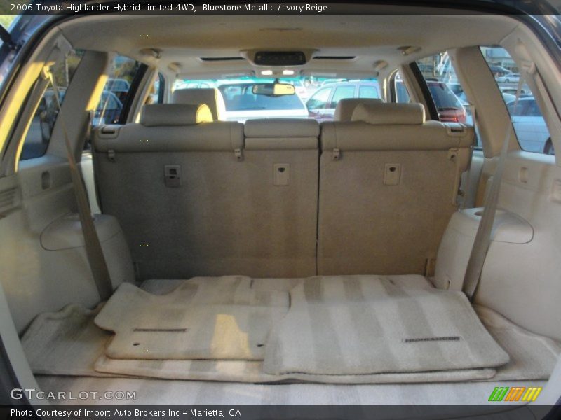 Bluestone Metallic / Ivory Beige 2006 Toyota Highlander Hybrid Limited 4WD