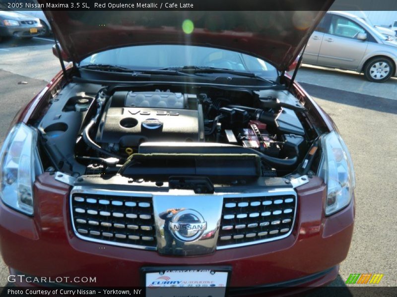 Red Opulence Metallic / Cafe Latte 2005 Nissan Maxima 3.5 SL