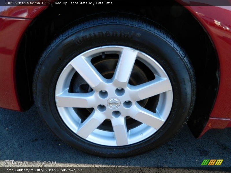 Red Opulence Metallic / Cafe Latte 2005 Nissan Maxima 3.5 SL