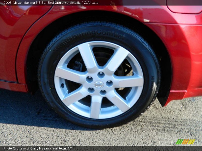 Red Opulence Metallic / Cafe Latte 2005 Nissan Maxima 3.5 SL