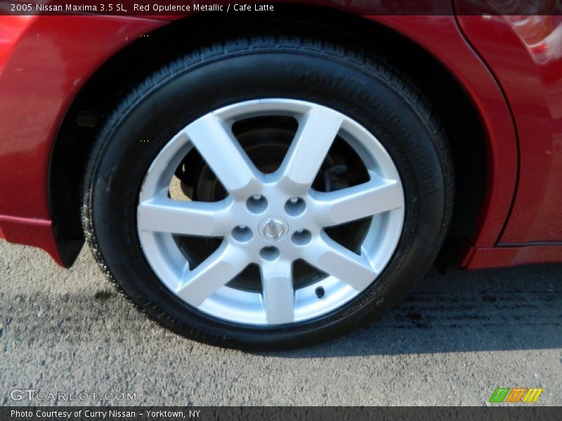 Red Opulence Metallic / Cafe Latte 2005 Nissan Maxima 3.5 SL