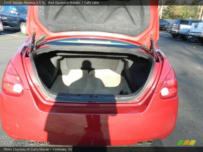 Red Opulence Metallic / Cafe Latte 2005 Nissan Maxima 3.5 SL