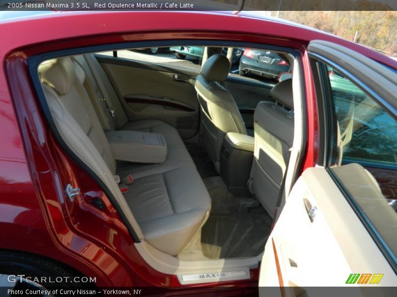 Red Opulence Metallic / Cafe Latte 2005 Nissan Maxima 3.5 SL