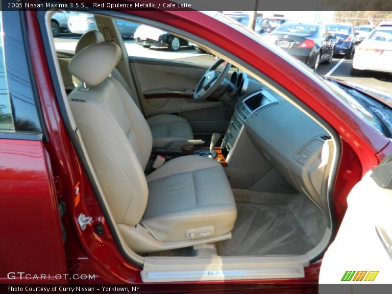 Red Opulence Metallic / Cafe Latte 2005 Nissan Maxima 3.5 SL