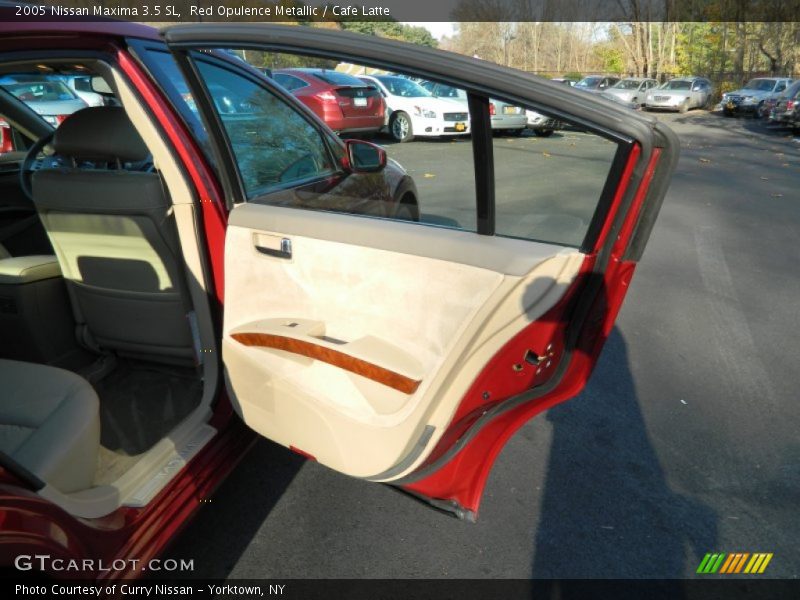 Red Opulence Metallic / Cafe Latte 2005 Nissan Maxima 3.5 SL