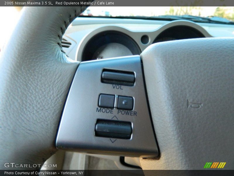 Red Opulence Metallic / Cafe Latte 2005 Nissan Maxima 3.5 SL