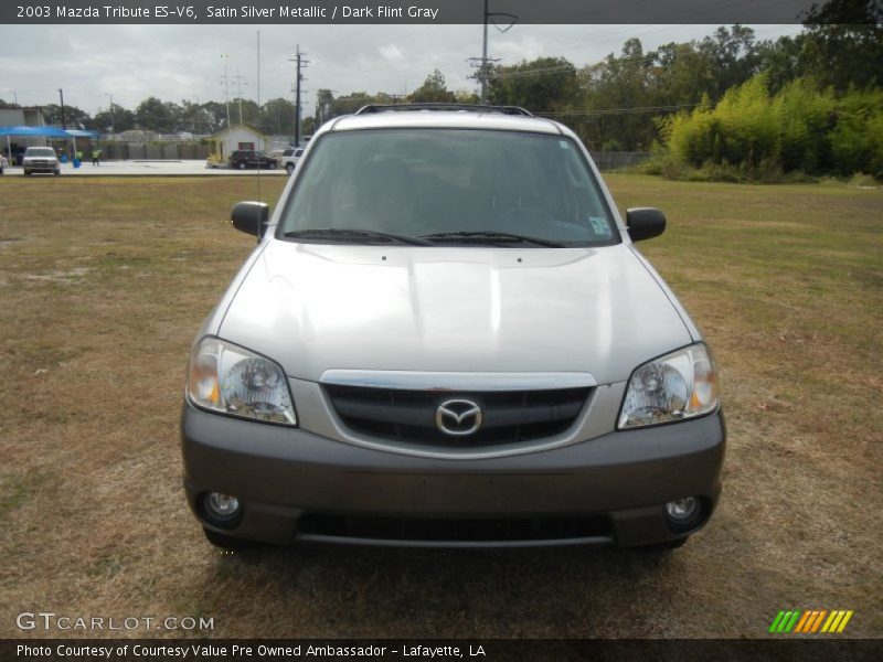Satin Silver Metallic / Dark Flint Gray 2003 Mazda Tribute ES-V6