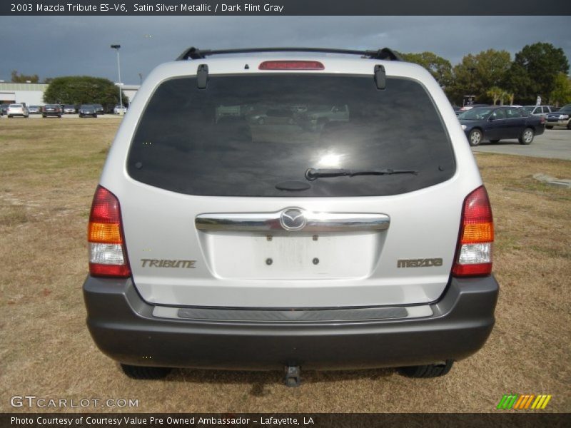 Satin Silver Metallic / Dark Flint Gray 2003 Mazda Tribute ES-V6