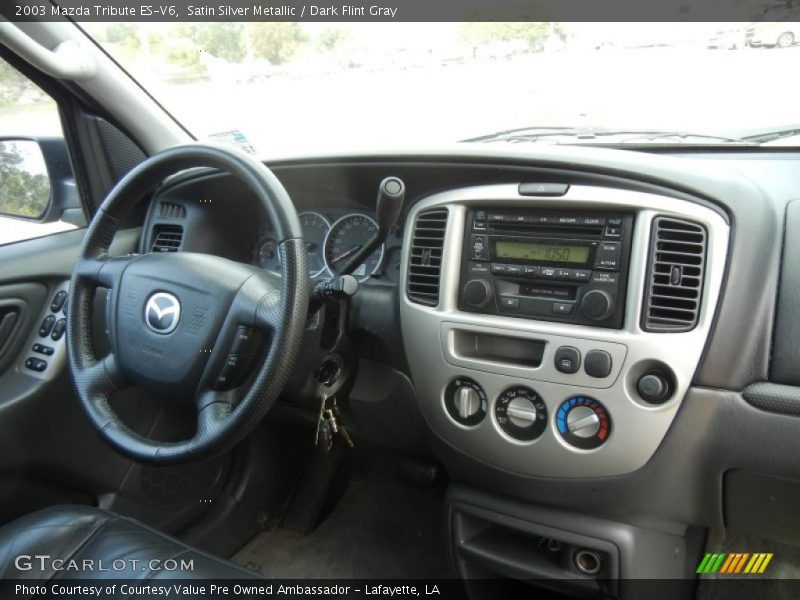 Satin Silver Metallic / Dark Flint Gray 2003 Mazda Tribute ES-V6