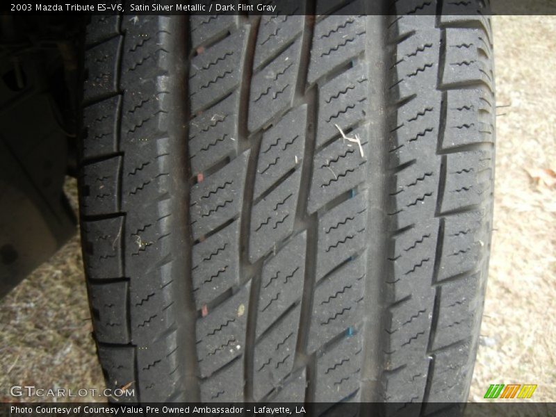 Satin Silver Metallic / Dark Flint Gray 2003 Mazda Tribute ES-V6