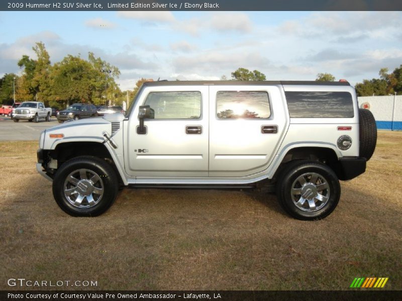 Limited Edition Silver Ice / Ebony Black 2009 Hummer H2 SUV Silver Ice